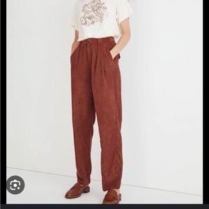 NWT Madewell corduroy pants